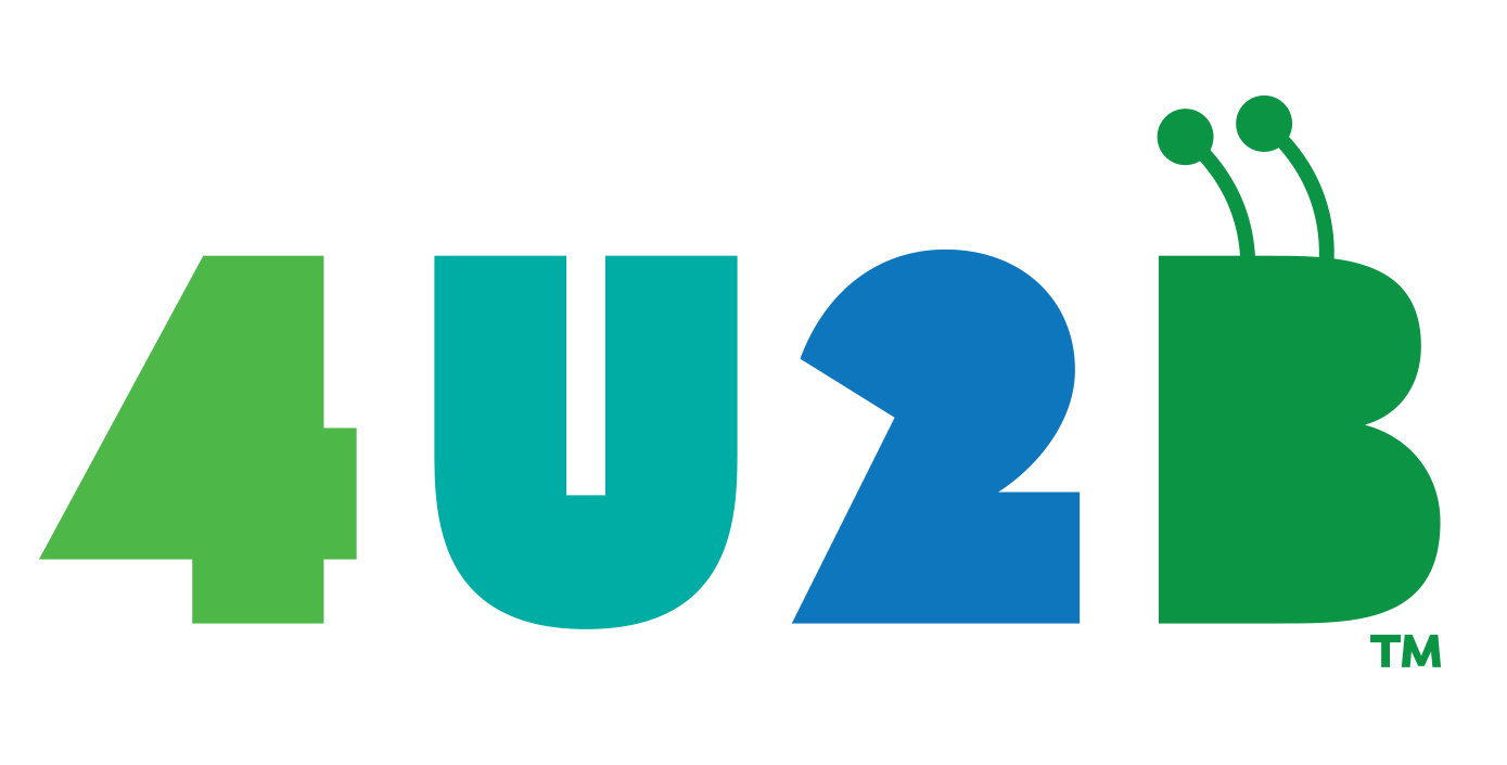 4 U 2 B logo